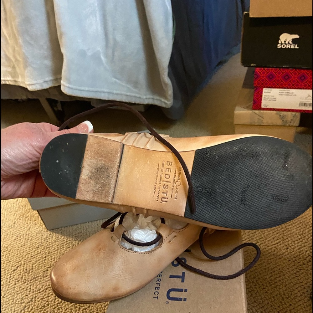 Bed Stu Flats. Very fun. Size 9. Excellent condition